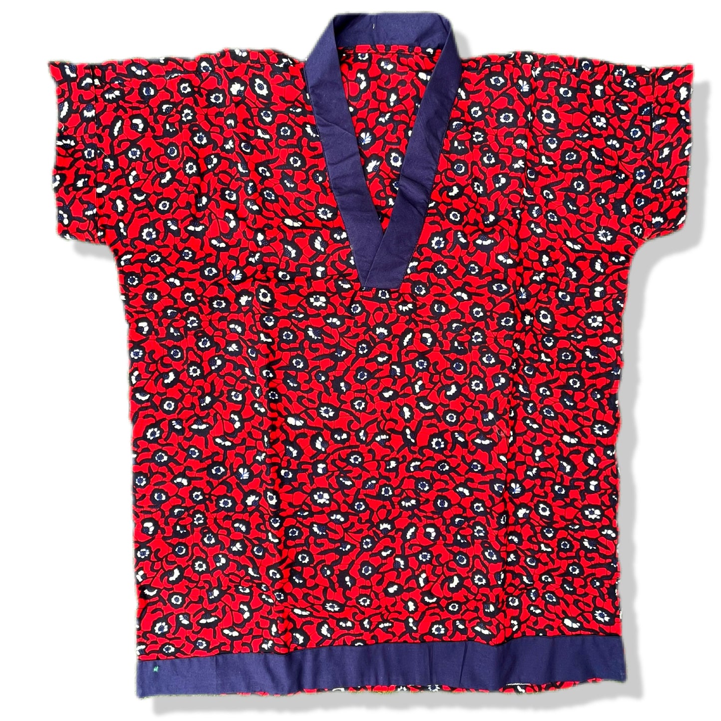 Red Ankara Top For Men